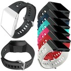 Silikon Sport Armband für Fitbit Ionic Ersatzarmband TPU Uhren Band Größe S