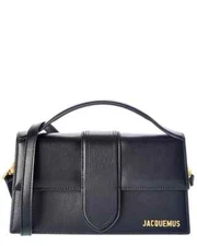 Jacquemus Le Grand Bambino Leather Shoulder Bag Women's Black