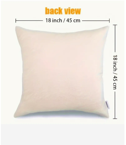 1pc Patriotic Pillow Cover, "Because of the Brave , Buffalo Plaid, 18" - Picture 4 of 4