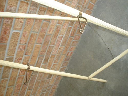 ANTIQUE VICTORIAN EASEL - BENT WOOD BALL & STICK, PORTRAIT, DISPLAY, ARTIST - Picture 13 of 16