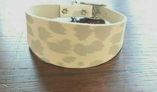 COLLAR DE PERRO WHIPPET DE CUERO TRADICIONAL AJUSTE 12""-13.5""# - Imagen 2 de 4
