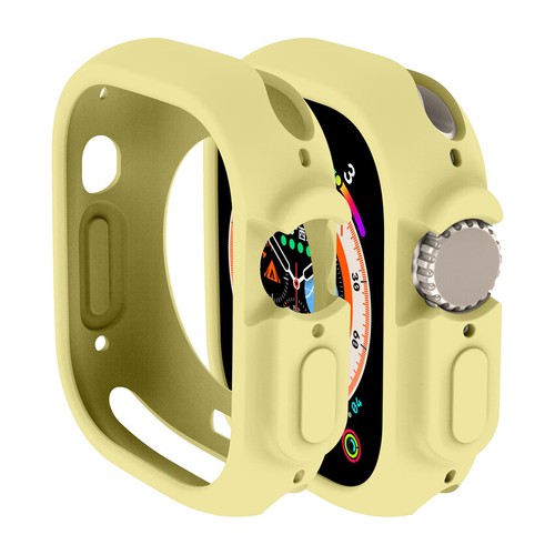 For Apple Watch Ultra 49mm Candy Matte Soft Cover Case Bumper Shell Frame TPU - Zdjęcie 20 z 28