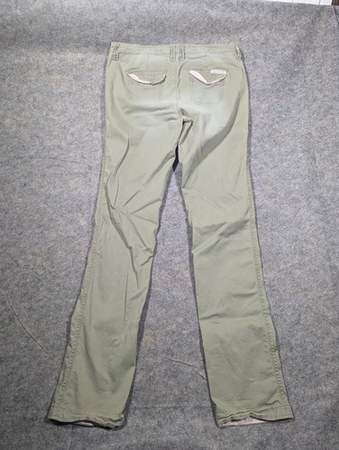 Abercrombie & Fitch Y2K 90s Vintage Size 2 Green Low Rise Cargo Pants - Picture 7 of 9