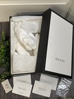 GUCCI SHOE BOX ~ EMPTY BOX ~ GIFT BOX ~ 100% AUTHENTIC Black White 12.5”x7 3/4”