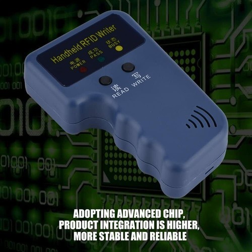 Lettore chiavi fotocopiatrice scheda ID RFID portatile scrittore duplicatore 125KHz + etichette 5PCS - Foto 6 di 9