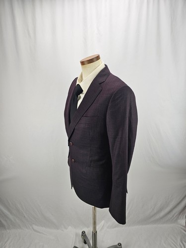 Boy's Burgundy Blazer Jacket Size 8 34R - Picture 3 of 6
