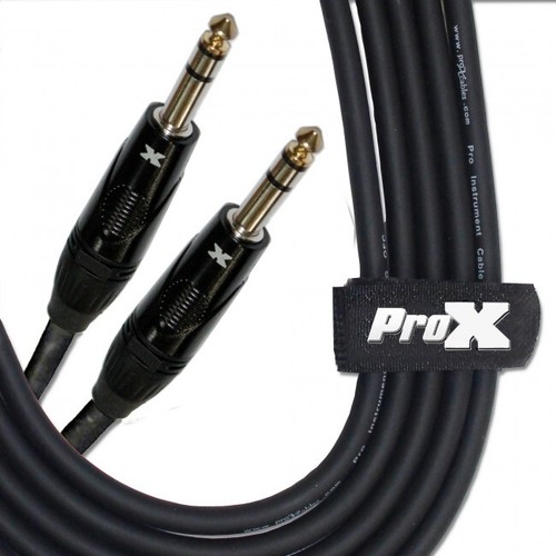 Pro X 10 Ft. Balanced 1/4" TRS-M to TRS-M High Performance Audio Cable - Picture 2 of 4