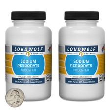 Sodium Perborate / 12 Oz / 2 Bottles / 99.8% ACS Reagent Grade