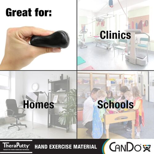 CanDo TheraPutty Standard Hand Exercise Putty For Rehabilitation, Exercises - Picture 33 of 43