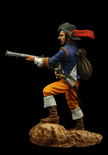 Soldado de hojalata coleccionable pirata con error, siglo XVIII piratas - Imagen 2 de 5