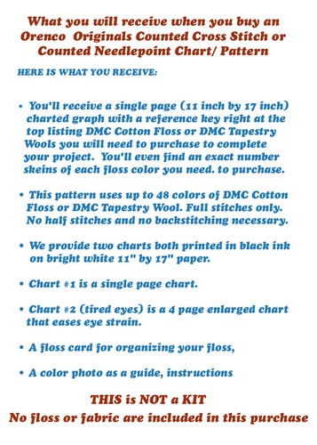 Franz Marc's Red Foxes Counted Cross Stitch Chart Pattern - Picture 4 of 5