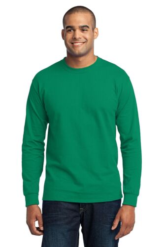Port & Company Men's Tall Comfort Long Sleeve Core Blend Tee Top T-Shirt PC55LST - Picture 2 of 20