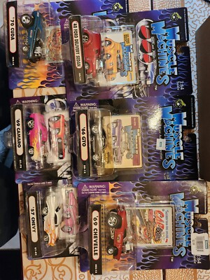 Muscle Machines ミニカーセット 11個 Maisto Muscle Machines, Series 2, Car numbers 7, 8, 9, 10