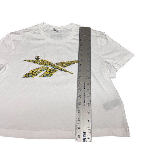 Reebok X Minions Damen M Crop Top Logo Movie Limited Edition Vector Villain - Bild 6 von 12