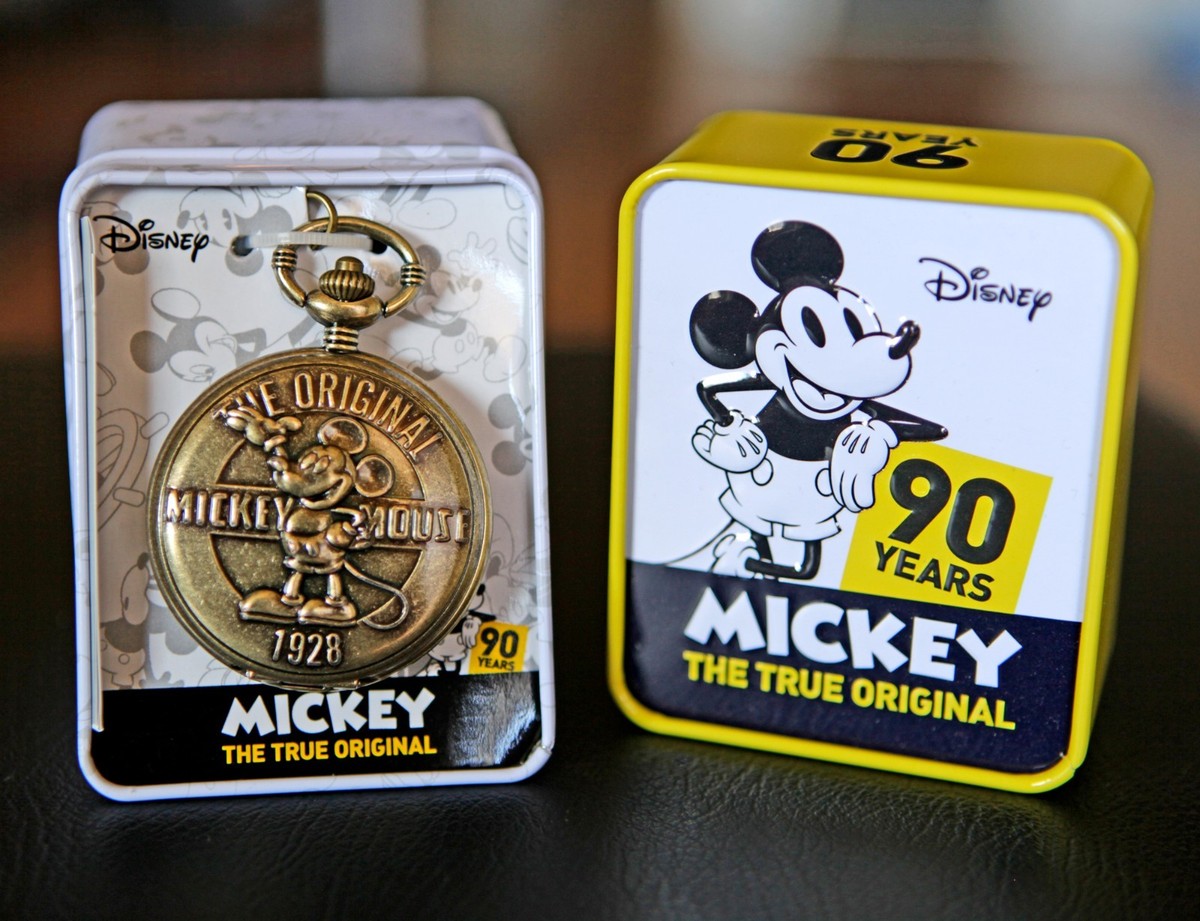 Mickey mouse 90th anniversary pocket watch hotsell