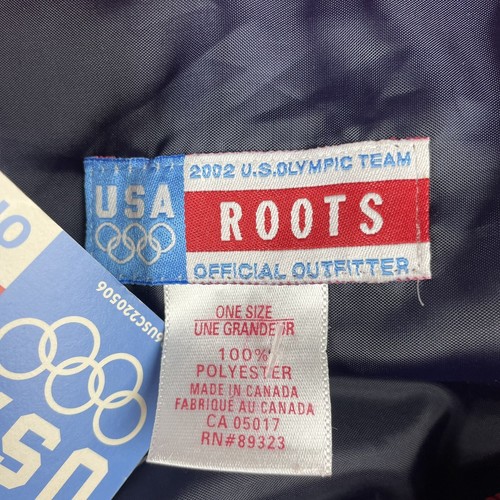 Roots 2002 U.S. Olympic Team Beret Blue New With Tags - Picture 7 of 7