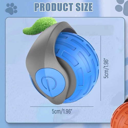 Speedy Tail 2.0 Giocattolo per Gatti Smart Cat Rolling Ball Giocattolo Interattivo in Movimento Automatico - Foto 8 di 16