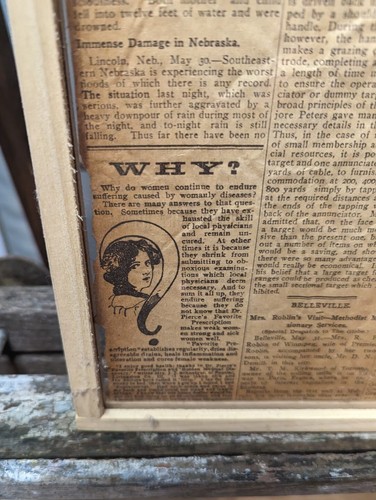 1. Juni 1903 Toronto "The Globe" Zeitungsseite hausgemachter Rahmen - Bild 5 von 10