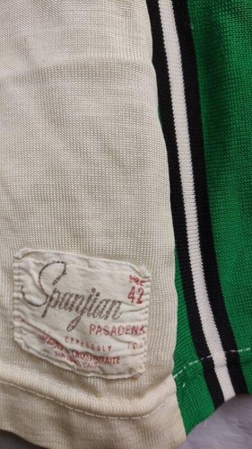 Maglietta da basket cucita anni '50 PIRATES SPANJIAN CALICALIFORNIA uniforme vintage - Foto 2 di 2