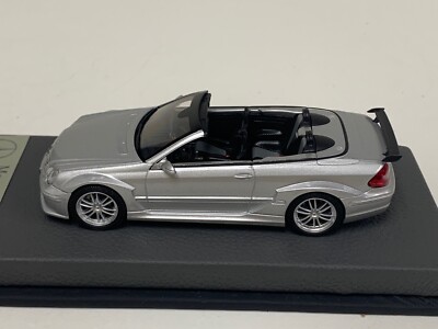 1/43 Kyosho Mercedes CLK DTM DTM C209 2007 Silver Leather base
