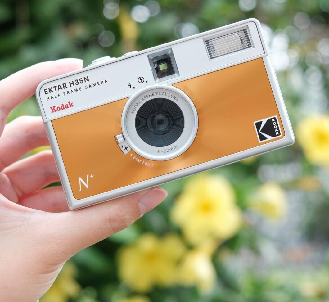 Kodak Ektar H35N Half Frame Film Camera (Glazed Orange) | eBay