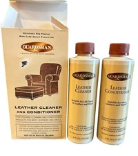 Guardsman Leather Cleaner And Conditioner Kit For Most Leathers Vinyls Vintage 