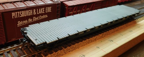 PROTO 2000 CANADIAN PACIFIC AAR STANDARD 50 TON FLAT CAR C.P. #100210 HO SCALE - Picture 4 of 6