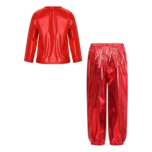 Kids Sweatsuit Jogger Outfit Crewneck Top And Ttousers School Shirt With Pants - Picture 29 of 62