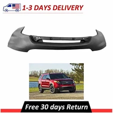 Front Upper Bumper Cover w/o Sensors Holes For 2011-2015 Ford Explorer FO1014109