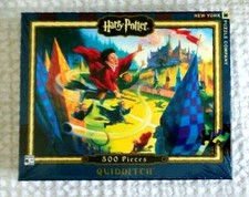 Harry Potter QUIDDITCH 500 Piece PUZZLE New York Puzzle Company SEALED Gift Idea