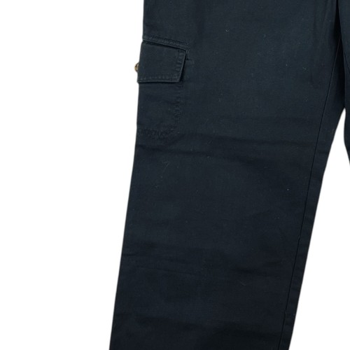 Dockers Womens Black Khaki Cargo Pants Size 14M Straight Leg Mid Rise Cotton NWT - Picture 9 of 16