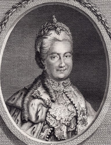  CATHERINE II the GREAT 1786 engraving ЕКАТЕРИ́НА ВЕЛИ́КАЯ Bromton pinx Töpffer - Picture 3 of 6