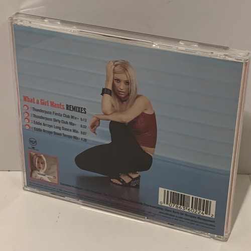 Christina Aguilera WHAT A GIRL WANTS Remixe CD Maxi Single 4 Tracks wie neu - Bild 3 von 4