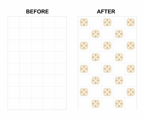 Mosaic Tile Stickers Transfers Coloured For 150mm x 150mm & 6 inch Tiles CG02 - Picture 4 of 28