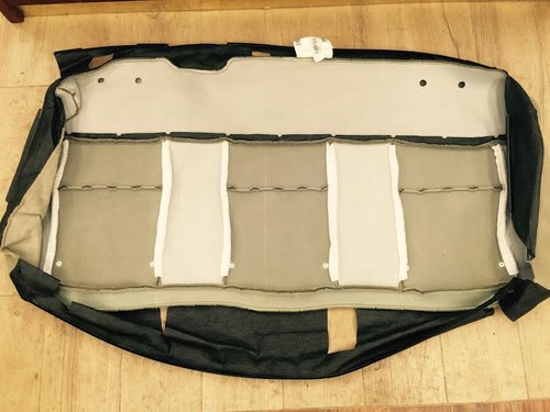 Ford F-150/Mark LT 2004 cubierta de asiento superior trasera original de fábrica (tela bronceada) - Imagen 2 de 3