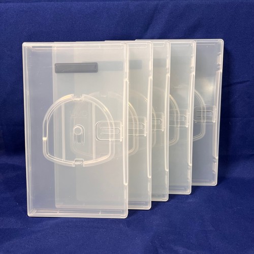 Lot Of 5 UMD Replacement Clear Case w/ Full Sleeve for Sony PSP Movies or Games
