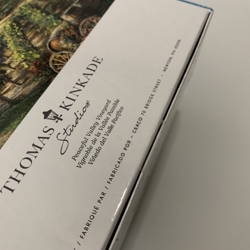 Thomas Kinkade Ceaco Puzzle 2021 1000Pc Peaceful Valley Vineyard NIB - Picture 6 of 6