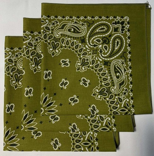 Bandana Made In The USA Paisley 22"" x 22"" (3 confezioni) 100% cotone - Ampia selezione - Foto 30 di 72