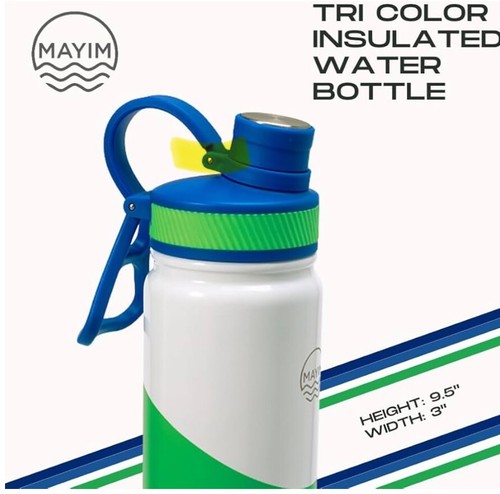 MAYIM Chill Flow 22 Oz Stainless Steel Sports Insulated Water Bottle With Straw - Picture 13 of 13