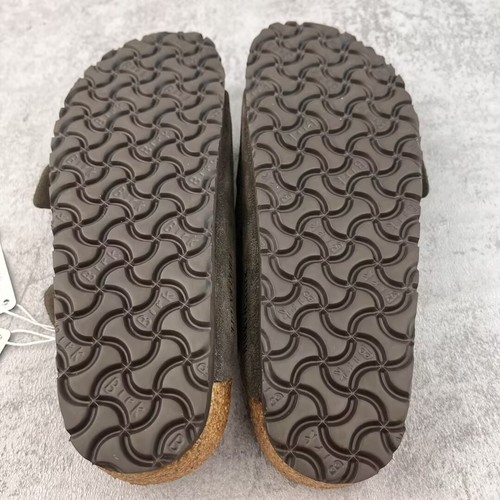 Birkenstock Arizona Mocha Suede Leather Soft Footbed Sandals - Select Size - Picture 6 of 6