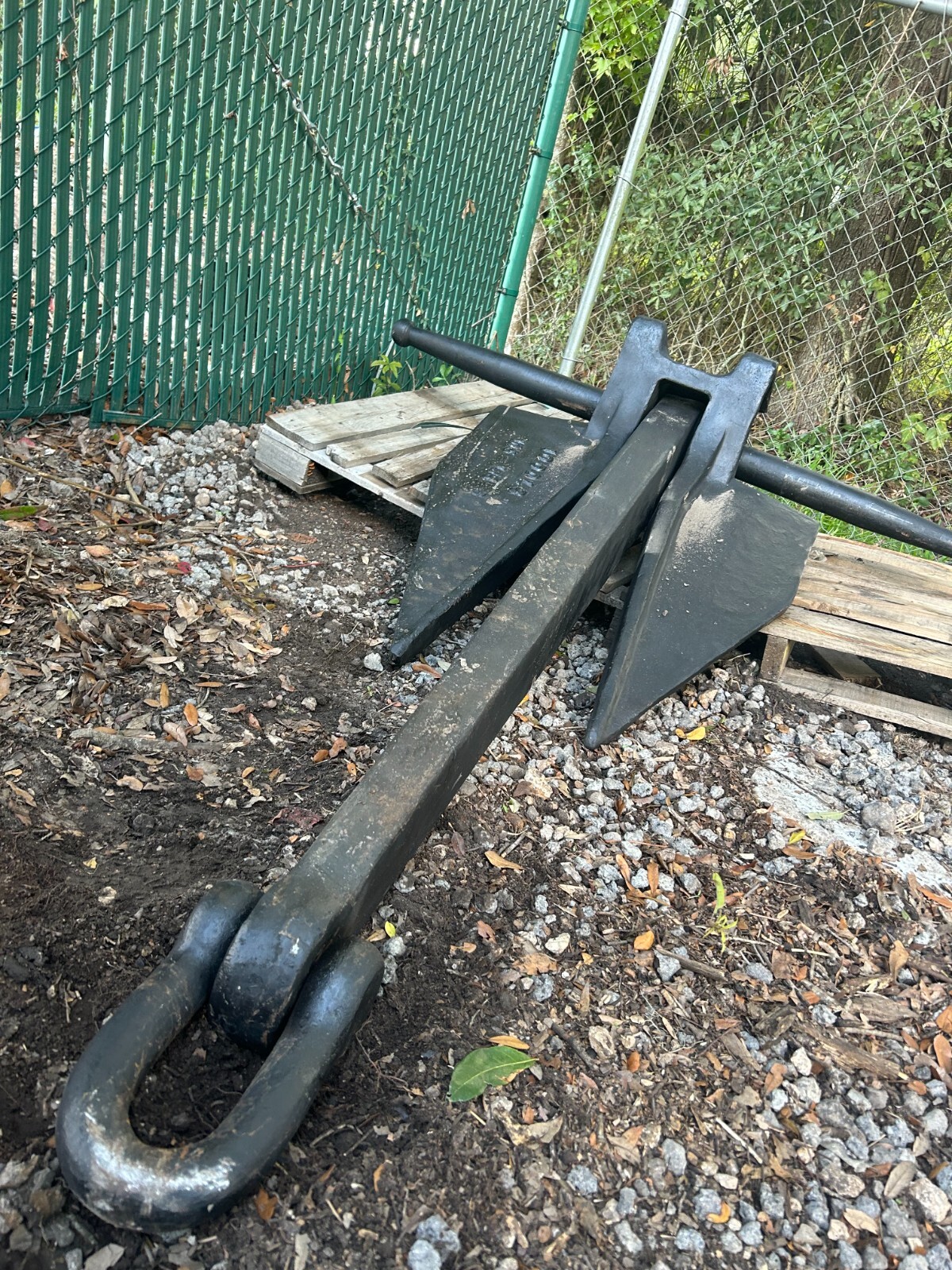 Black 750lbs used Danforth boat anchor. eBay