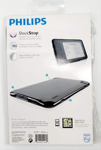 PHILIPS Shock Stop Soft Shell Case Kindle 3 Grip Case Smart & Edge Protection - Picture 5 of 24