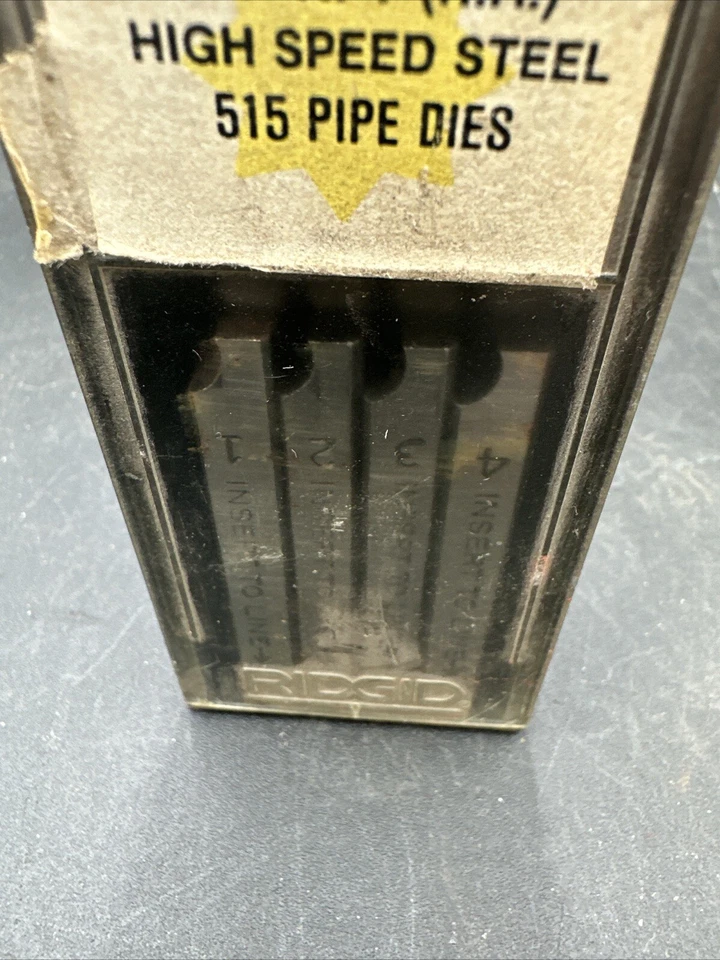 Genuine RIDGID 48910 1/4"-20 UNC LH High Speed Steel Bolt Dies - Image 3 of 4