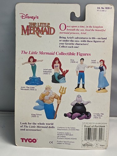 NUEVA Figura Coleccionable Disney La Sirenita Ariel Sirenita por TYCO - Imagen 5 de 6