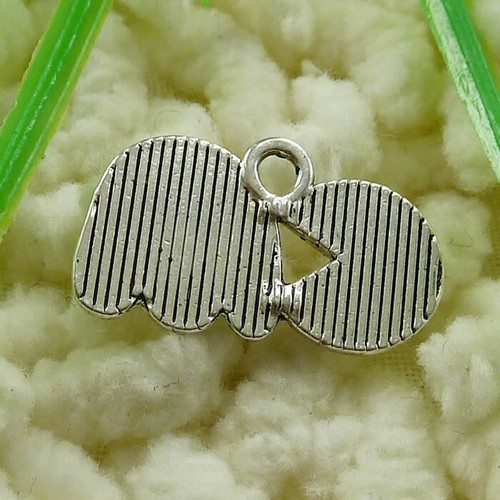 180 Pcs Tibetan Silver Nice Charms Pendant 19X12MM S1438 DIY Jewelry Making - Imagen 6 de 6