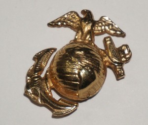 MTE1 MARINE USMC EGA 3.5 inch Embroidered iron on sew on Patch