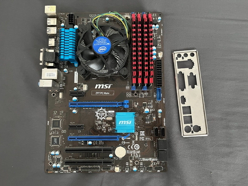 MSI Z97 PCMate LGA1150 Intel Motherboard+Xeon E3-1231v3 (i7-4770)+16GB RAM Combo