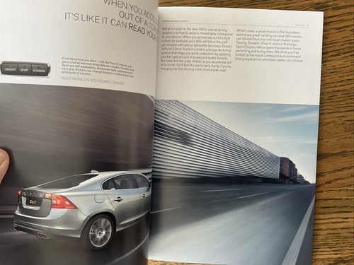 2014 VOLVO S60 POLESTAR R-DESIGN T5 T6AUSTRALIA RANGE BROCHURE - Picture 3 of 5
