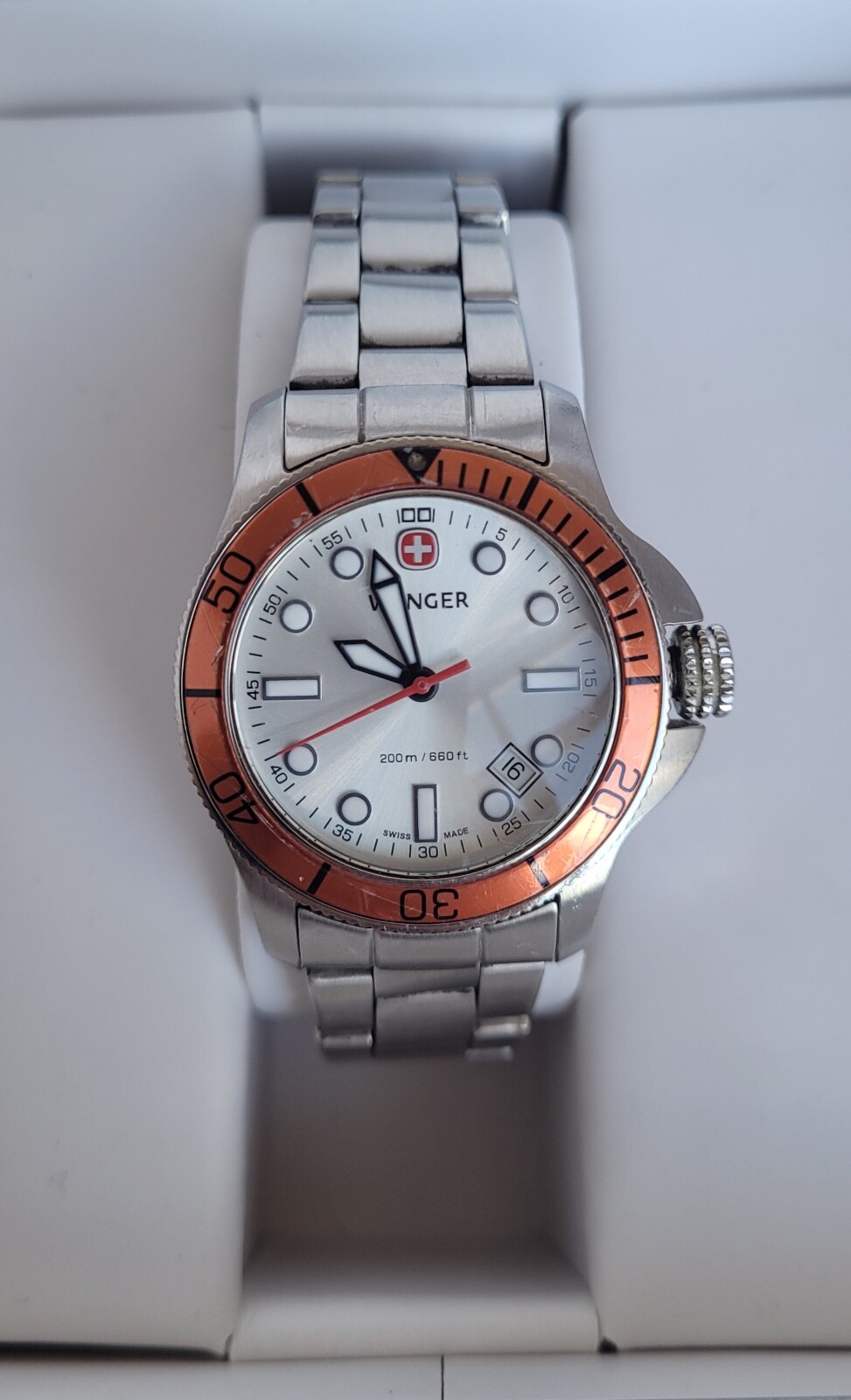 Wenger diver top watch 200m