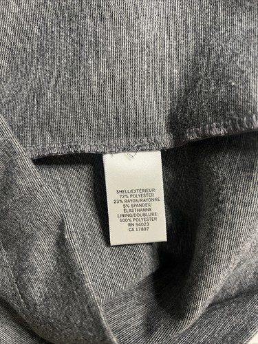 BANANA REPUBLIC WOMEN’s A-LINE GRAY SHORT SLEEVE DRESS SIZE:10 Knee Length - Picture 8 of 8